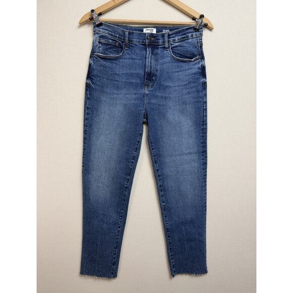 Kensie Jeans The Juliet High Rise Slim Ankle Fray Hem Women's Denim 8/29 - Picture 1 of 16